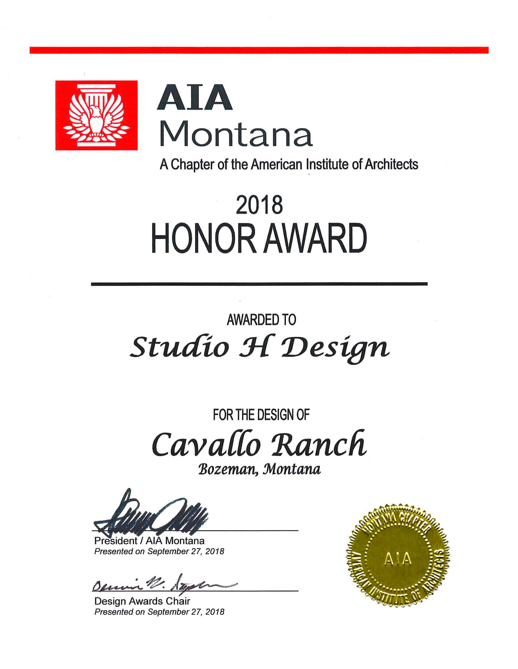 AIA 2018 Honor Award